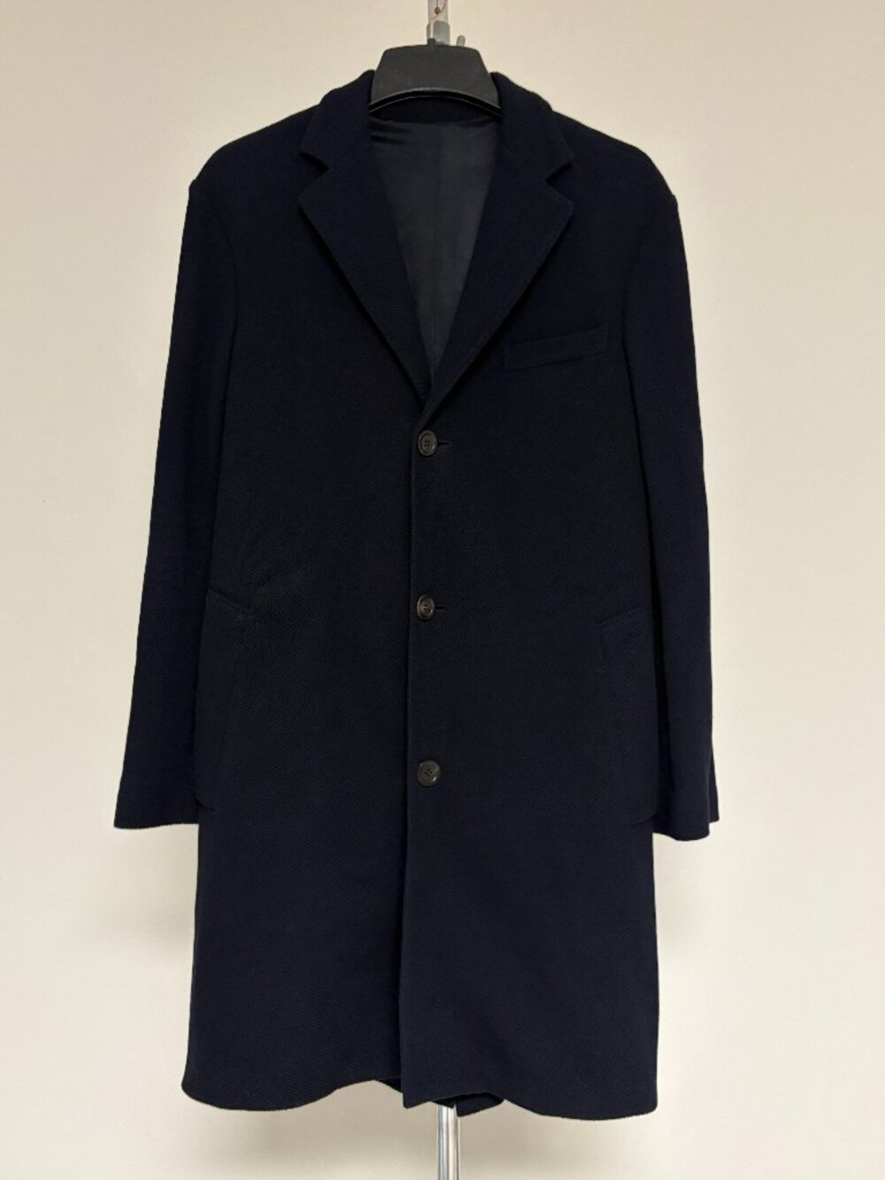 Scaglione city Men's Coat In Midnight Blue Size S